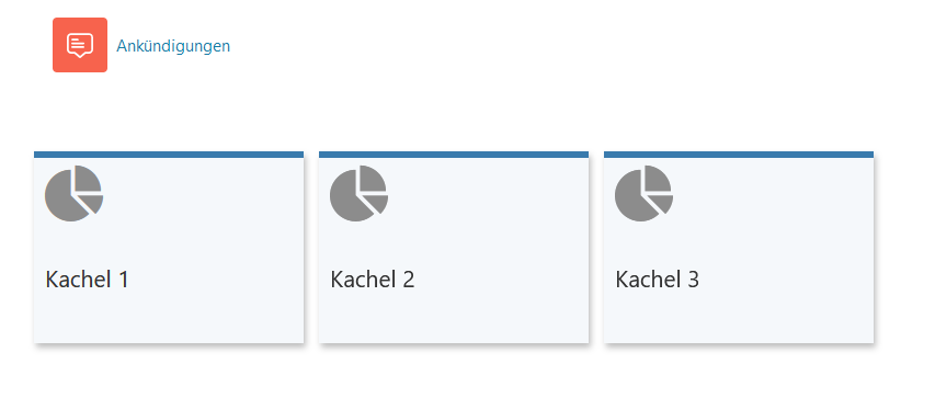 Standardkurs im Kachelformat